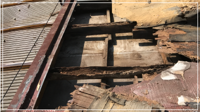 屋根修理工事１