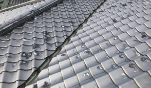 H工務店　H様邸　谷板交換工事１