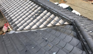 H工務店　H様邸　谷板交換工事４